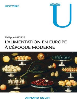cover image of L'alimentation en Europe à l'époque moderne